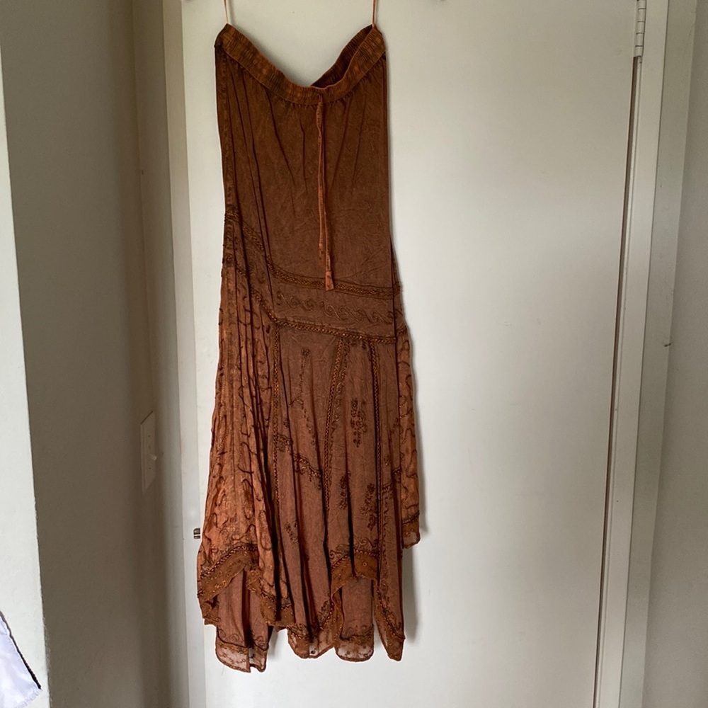 Hand embroidered skirt